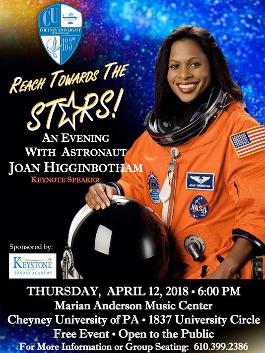 The Keystone Honors Academy Hosts An Evening with Astronaut Joan Higginbotham