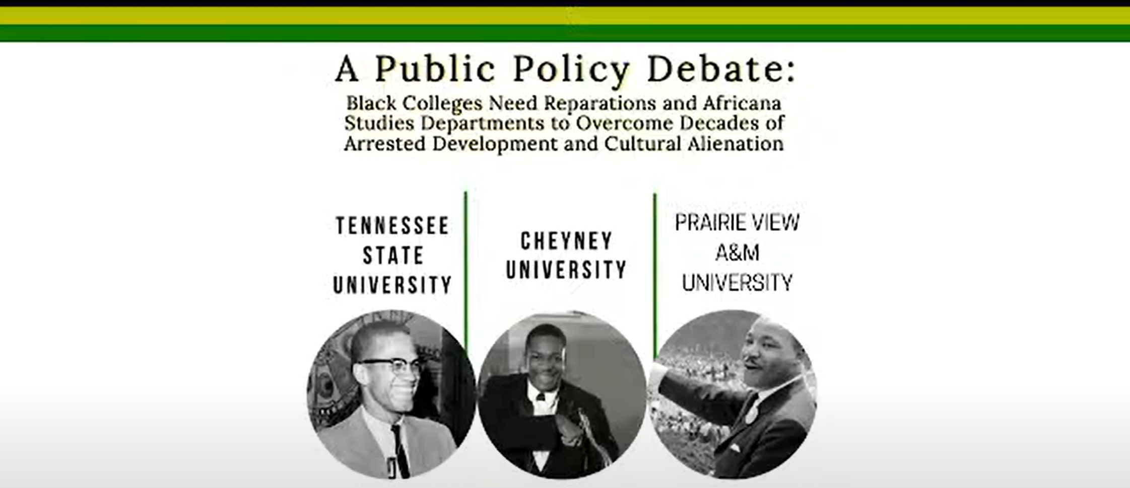 The Great Debate – Perspectives on Dr. Martin Luther King Jr. and Malcolm X