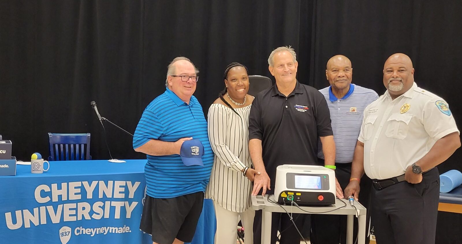 Former Cheyney Coach & Hall of Famer Donates Advanced Laser Technology for Student Athletes
